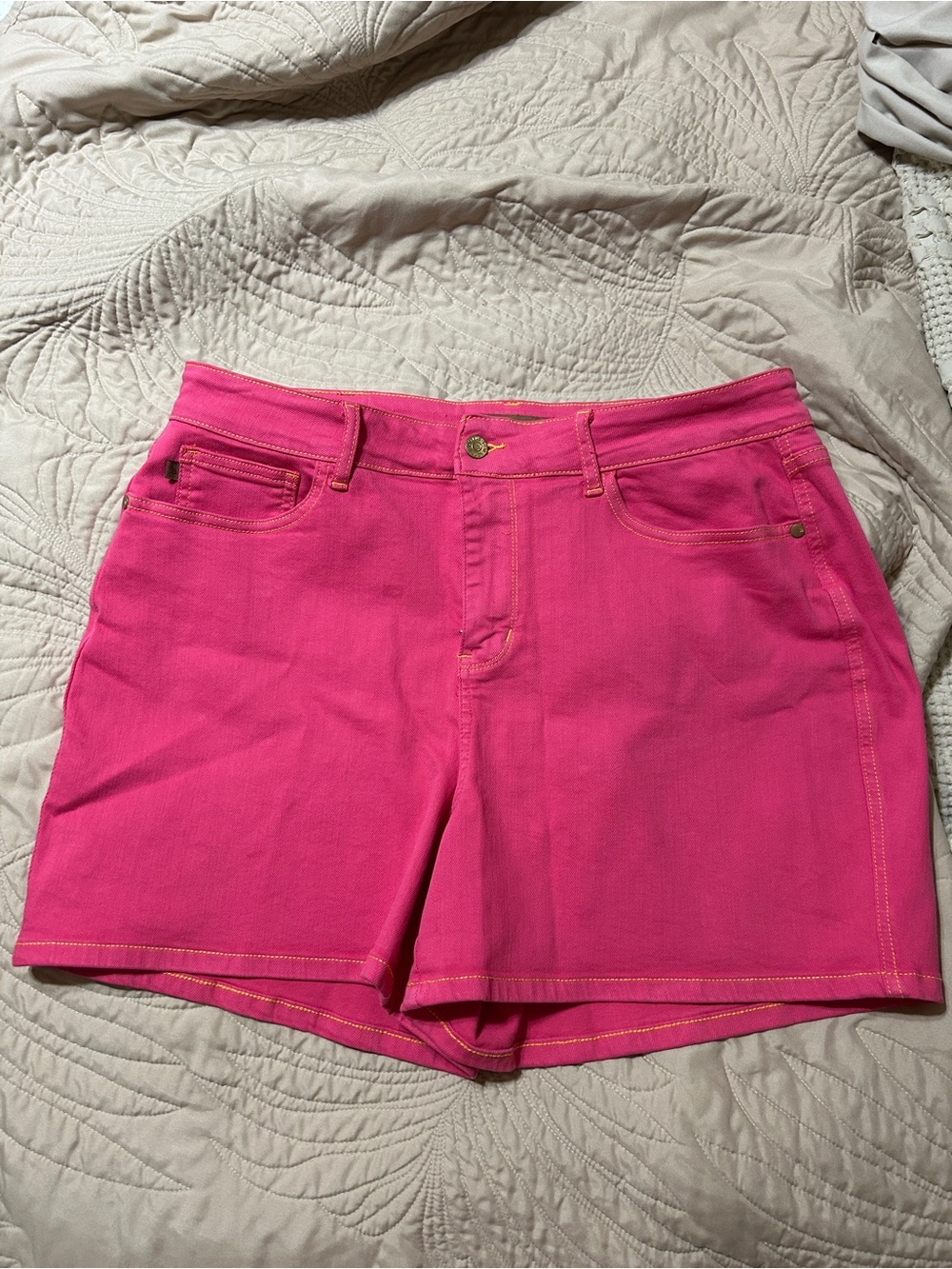 Judy Blue Women’s Hot Pink Denim Shorts